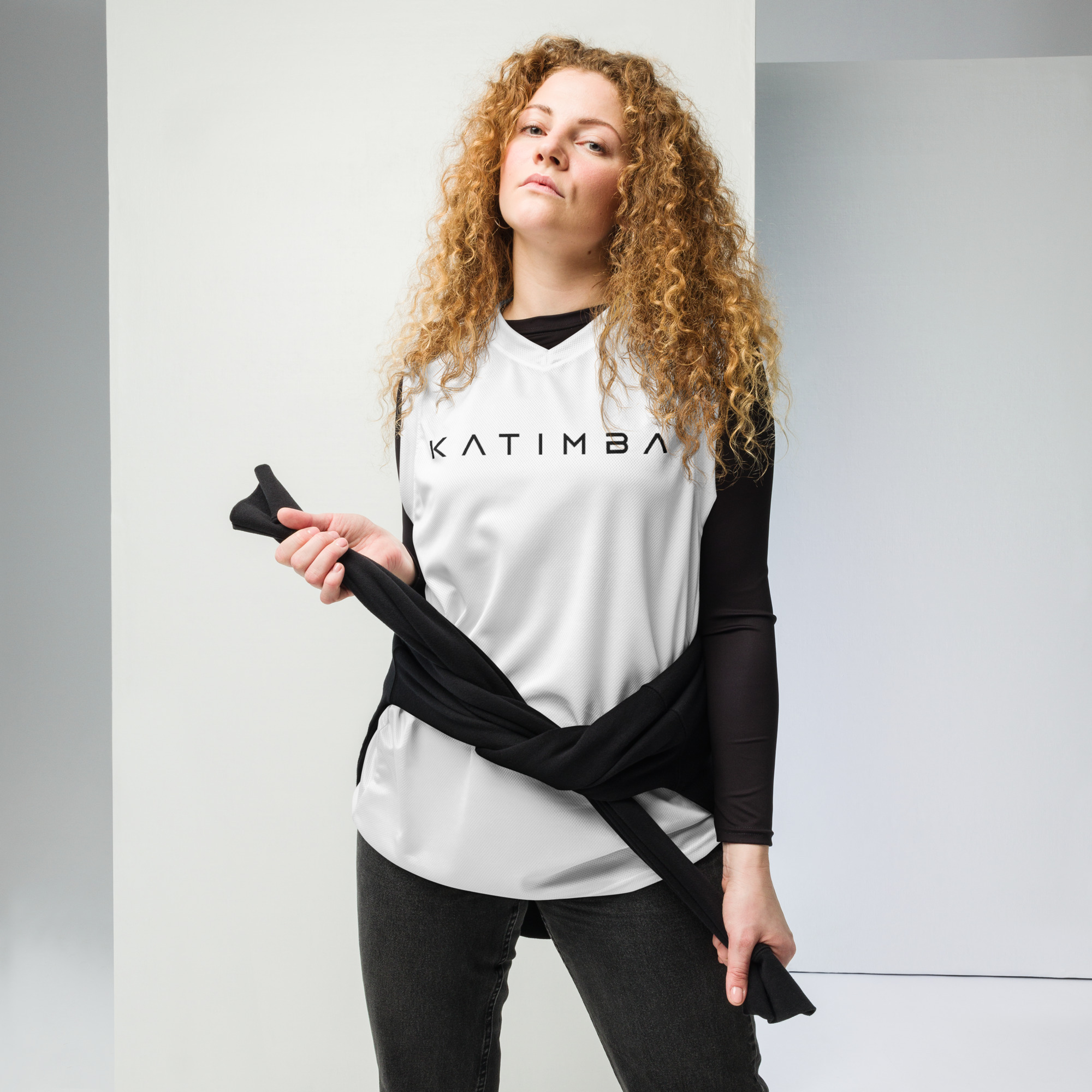 Recycled unisex basketball jersey